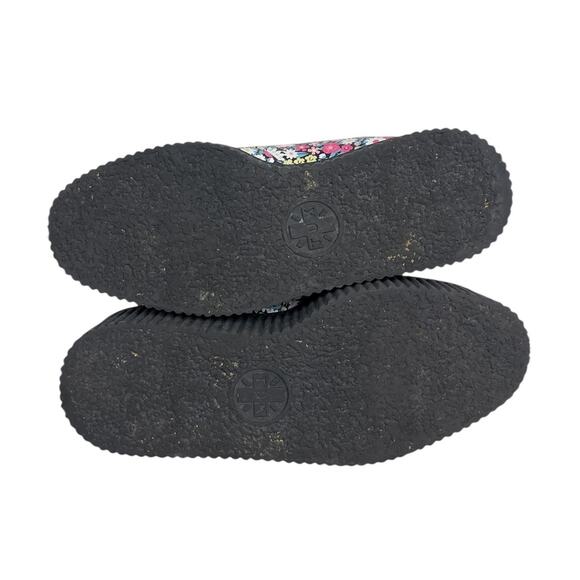 T.U.K. Sanrio Hello Kitty Daisy Mondo Creepers Lace Up Platform Shoes Size 8 - Picture 7 of 8